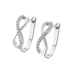 Pendientes Plata Lotus LP1872-4/1 Infinito Circonitas