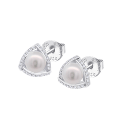 Pendientes Plata Lotus LP1928-4/1 Perla Circonitas