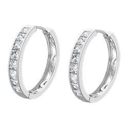 Pendientes Plata Lotus LP1936-4/2 Aro Circonitas