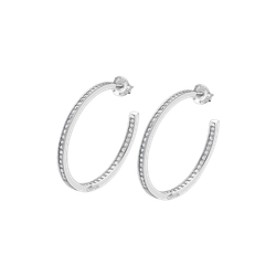 Pendientes Plata Lotus LP1937-4/3 Aro Abierto Circonitas