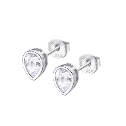 Pendientes Plata Lotus LP3079-4/1 Gota Circonita