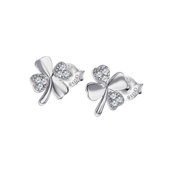 Pendientes Plata Lotus LP3108-4/1 Trébol Circonitas