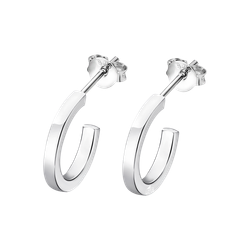 Pendientes Plata Lotus LP3203-4/1 Aro Abierto Liso