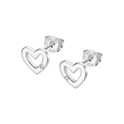 Pendientes Plata Lotus LP3217-4/1 Corazón - Circonita
