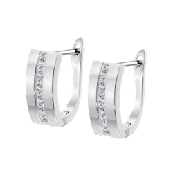 Pendientes Plata Lotus LP3329-4/1 Aro Circonitas