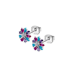 Pendientes Plata Lotus LP3560-4/2 Circonitas Multicolor