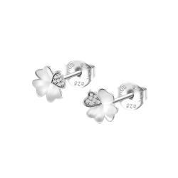 Pendientes Plata Lotus LP3599-4/1 Trébol Circonitas