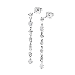 Pendientes Plata Lotus LP3734-4/1 Colgante Circonitas