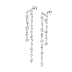 Pendientes Plata Lotus LP3802-4/1 Colgante Circonitas