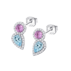 Pendientes Plata Lotus LP3841-4/1 Circonitas Multicolor