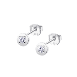 Pendientes Plata Lotus LP3850-4/1 Círculo Circonita