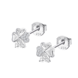 Pendientes Plata Lotus LP3851-4/1 Trébol Circonita