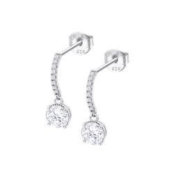 Pendientes Plata Lotus LP3871-4/1 Colgante Circonitas