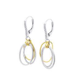 Pendientes Plata Lotus LP3885-4/2 Colgante Aros Circonitas