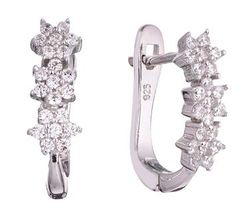 Pendientes Liska Plata LPZ028A Circonitas
