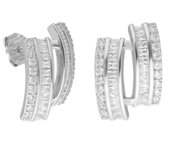 Pendientes Liska Plata LPZ086 Circonitas