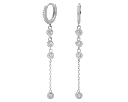Pendientes Liska Plata LPZ194A Circonitas