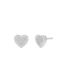 Pendientes Plata Marea D02901/AT Corazón Circonitas