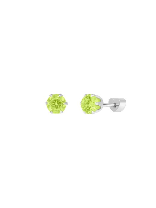 Pendientes Plata Marea Niña D04001/BP Circonitas Verdes