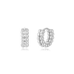 Pendientes Plata Mujer 11,5mm PEL1253RHXX11 Aro Bolitas En Brillo