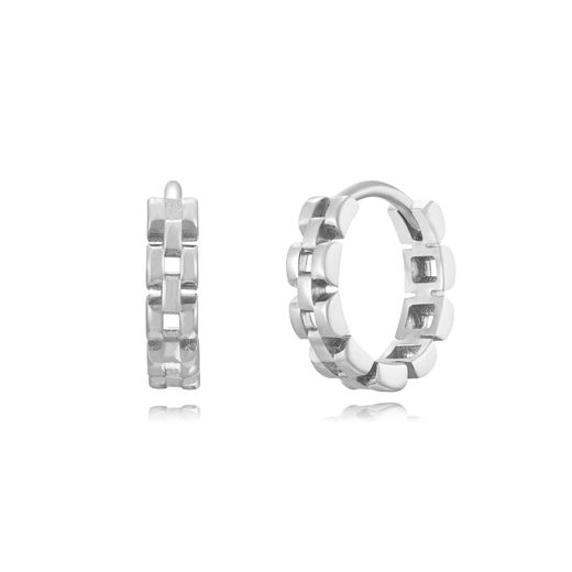 Pendientes Plata Mujer 12mm PEL1145RH Aro En Brillo