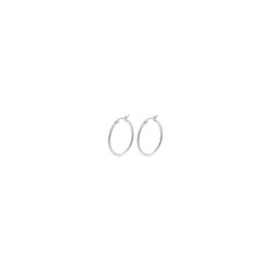 Pendientes Plata Mujer 12mm PEL1203PLXX12 Aro En Brillo