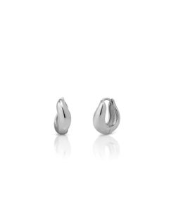 Pendientes Plata Mujer 13mm PEL1305RH13 Aro En Brillo