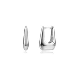 Pendientes Plata Mujer 13x15mm PEL1249RH Aro En Brillo
