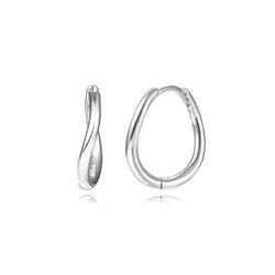 Pendientes Plata Mujer 15mm PEL1268RH Aro En Brillo