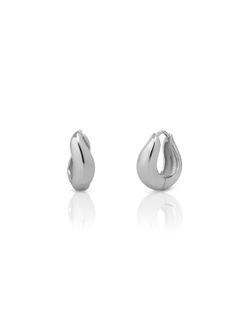 Pendientes Plata Mujer 15mm PEL1305RH15 Aro En Brillo