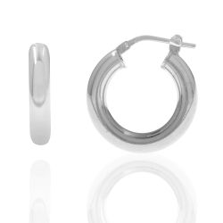 Pendientes Plata Mujer 32mm PEL0001RHXX32 Aro En Brillo
