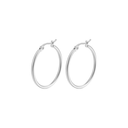 Pendientes Plata Mujer 50mm PEL1203PLXX50 Aro En Brillo