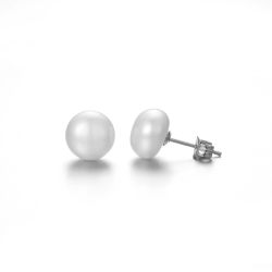 Pendientes Plata Mujer 8mm PEM0273RHPA08 Perla Cultivada