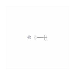 Pendientes Plata Mujer E02502 Circonitas 4mm