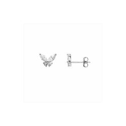 Pendientes Plata Mujer E21723 Mariposa C. Circonitas
