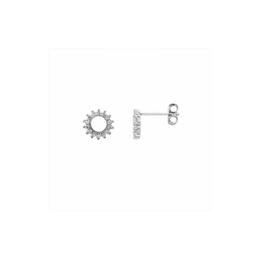 Pendientes Plata Mujer E21747 Sol C. Circonitas