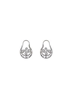 Pendientes Plata Mujer PACN1/1 Calado En Brillo