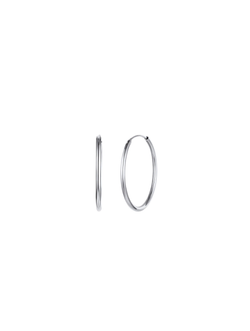 Pendientes Plata Mujer PAR 15/10 Aro C. Circonitas