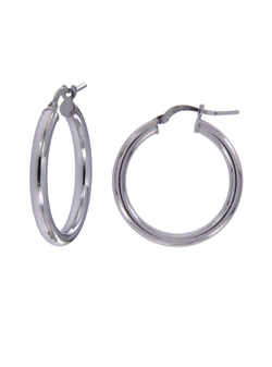 Pendientes Plata Mujer PART1/3 Aro Liso En Brillo