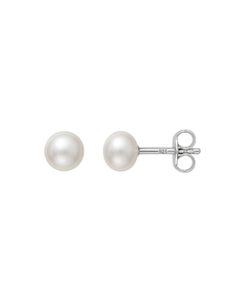 Pendientes Plata Mujer PCUL6 Perlas