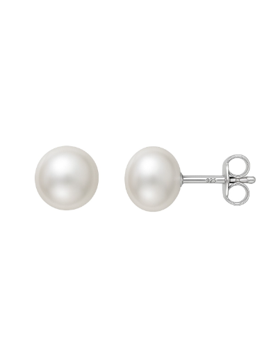 Pendientes Plata Mujer PCUL9 Perlas