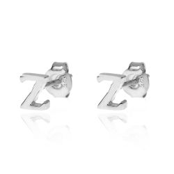 Pendientes Plata Mujer PE00457RHZ Letra Z 6mm