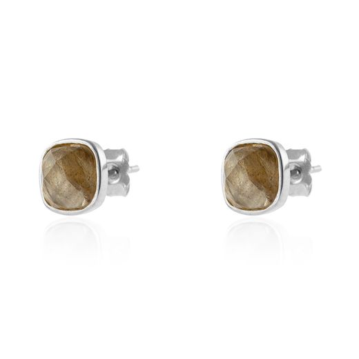 Pendientes Plata Mujer PEM0002RHLA Piedras Minerales Labradorita