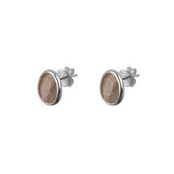Pendientes Plata Mujer PEM0006RHLA Piedras Minerales Labradorita