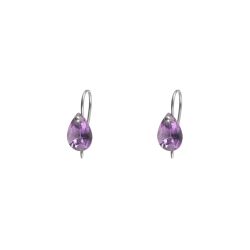 Pendientes Plata Mujer PEM0039RHIO Piedras Minerales Iolita