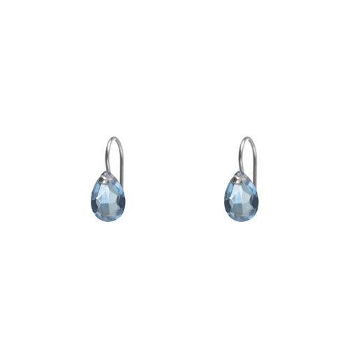 Pendientes Plata Mujer PEM0039RHTG Piedras Minerales Glass Blue