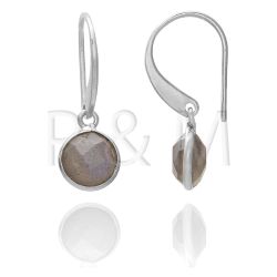 Pendientes Plata Mujer PEM0041RHLA Piedras Minerales Labradorita