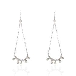 Pendientes Plata Mujer PEM0054RHLA Piedras Minerales Labradorita