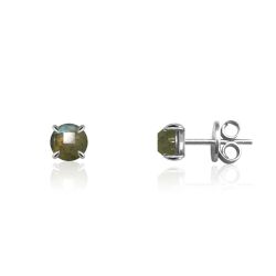 Pendientes Plata Mujer PEM0107RHLA Piedras Minerales Labradorita