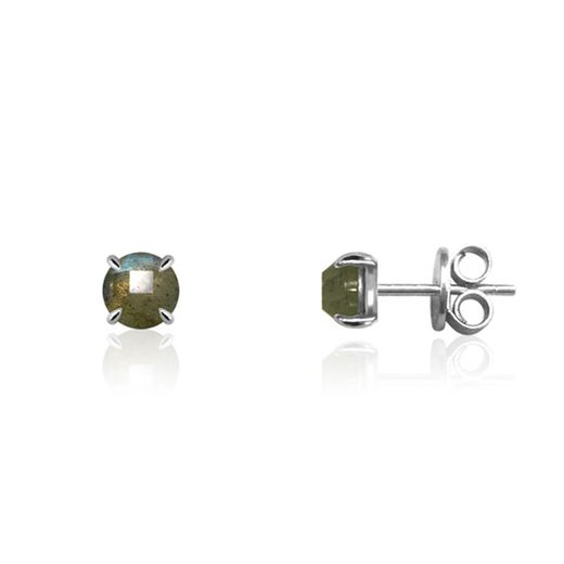 Pendientes Plata Mujer PEM0107RHLA Piedras Minerales Labradorita